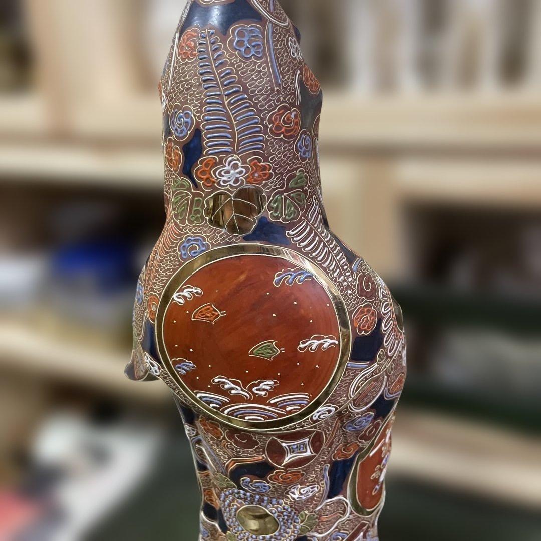 石川県九谷焼観音像 陶器製 女性像 装飾品 伝統工芸品 日本美術