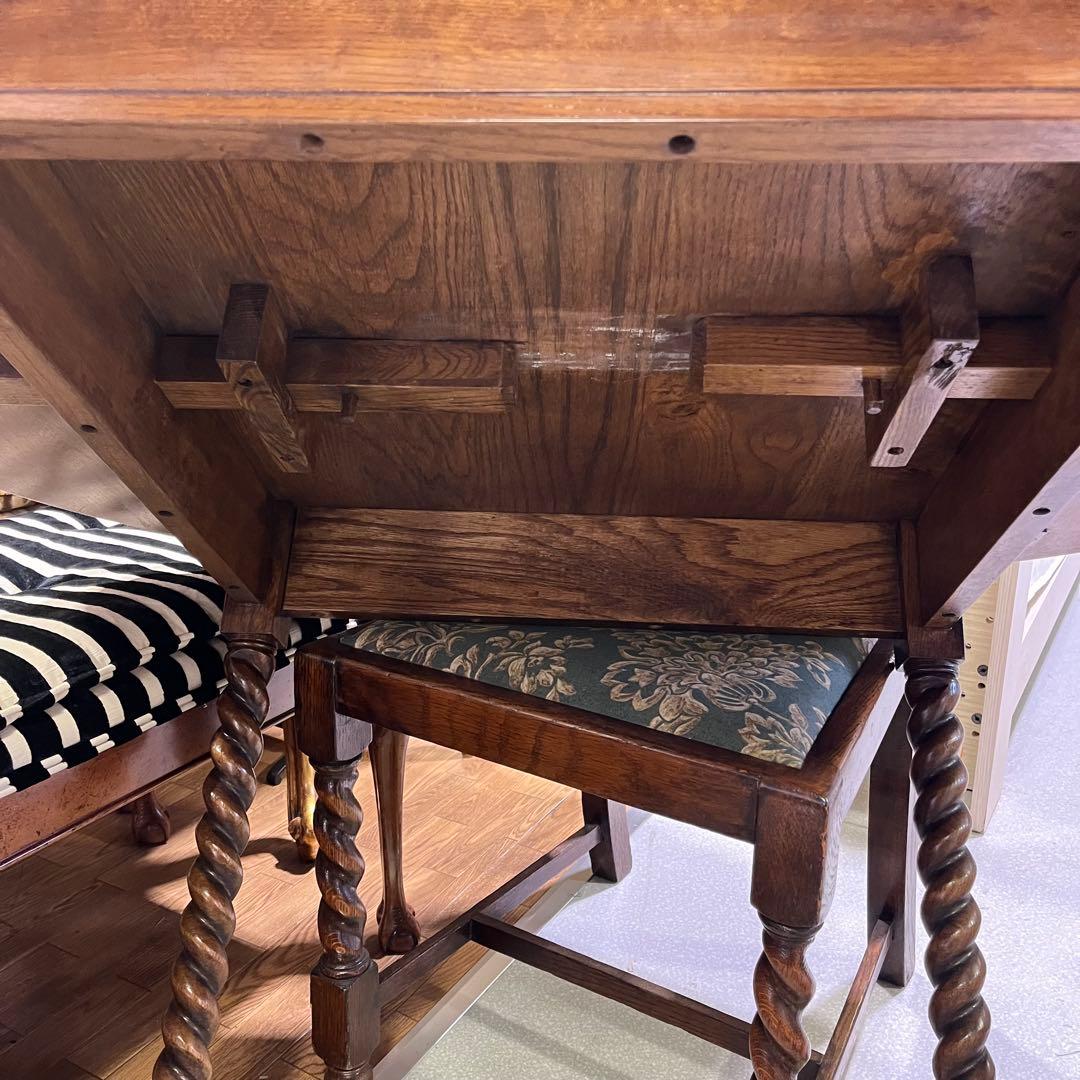 【輸入家具】ドローリーフ◆◇拡張ダイニングテーブル◆◇ヴィンテージ◆◇