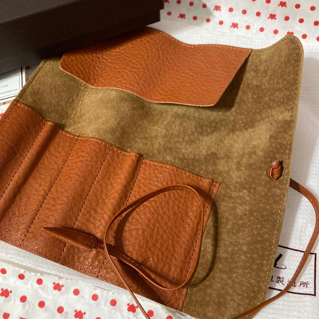 新品未使用　土屋鞄　オイルヌメロールペンケース