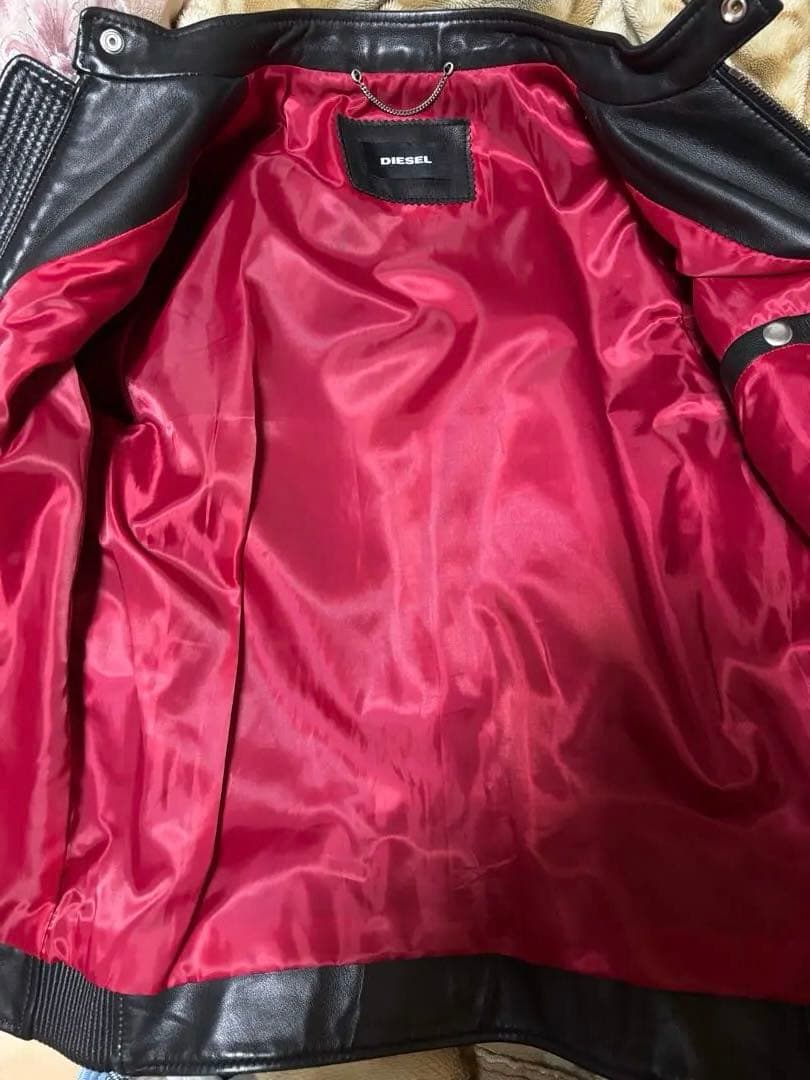 ディーゼル diesel シングルライダース ラムレザー ブレイブマン サイズM