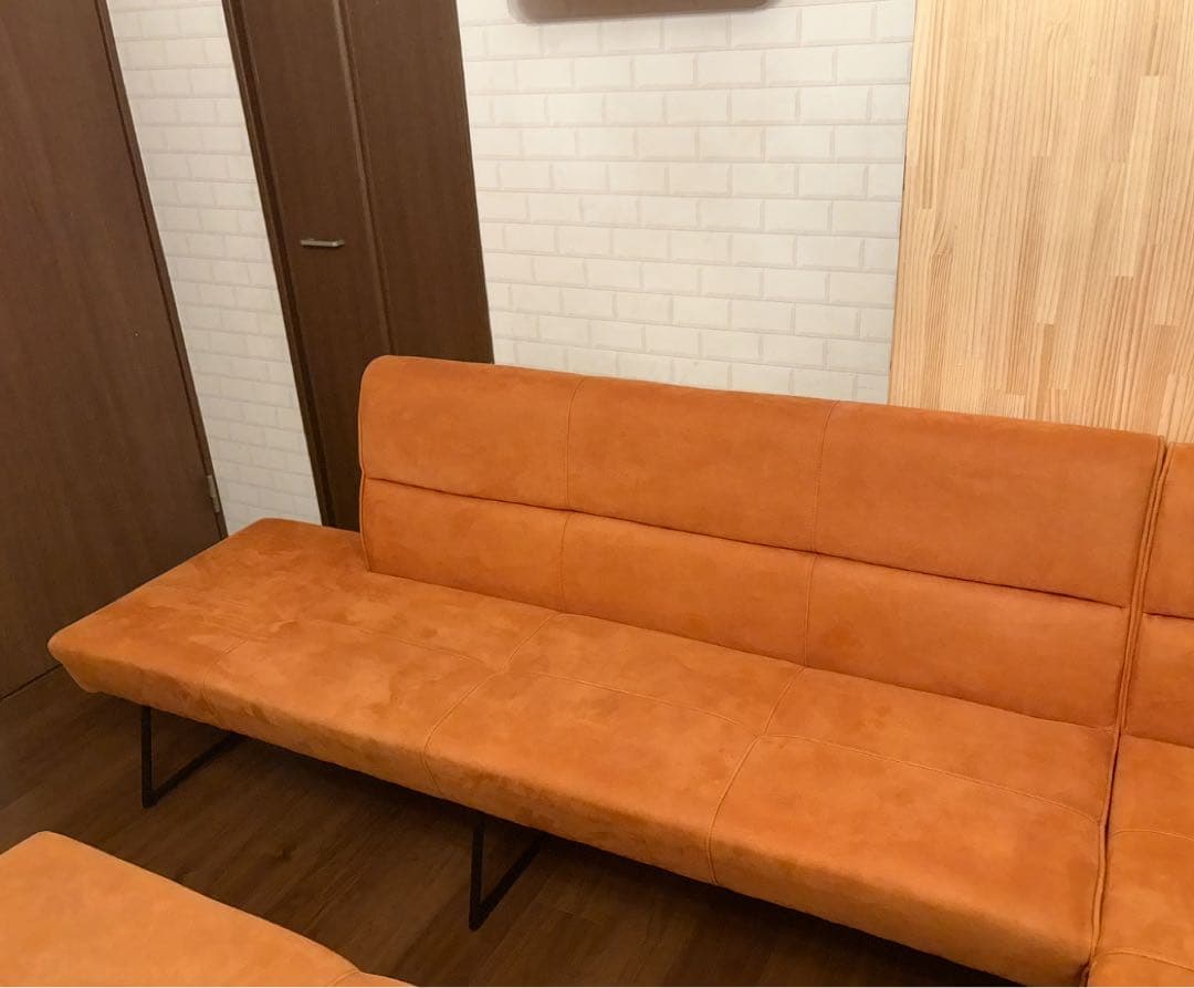 極美品❗️マルクトRELAXFORM コーナーヴィンテージ風　ベンチ L字ソファ