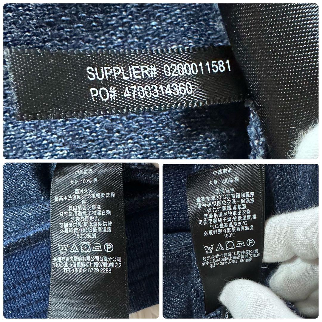 美品✨ラルフローレン RRL インディゴ染め スウェット パーカー プルオン