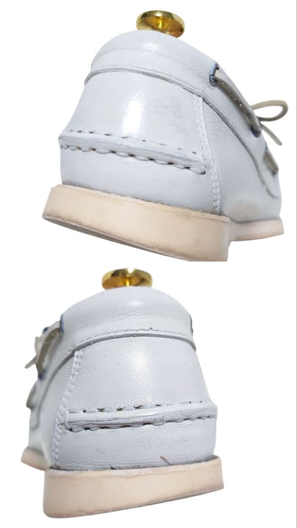 Paraboot パラブーツ デッキシューズ モカシン 白 8.5 レザー