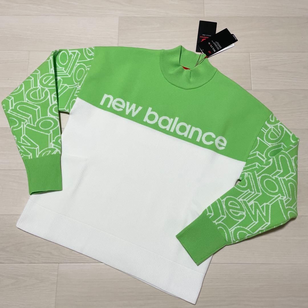 るんるん ニューバランス ゴルフ ロゴ ニットセーター ＆ スカート 上下