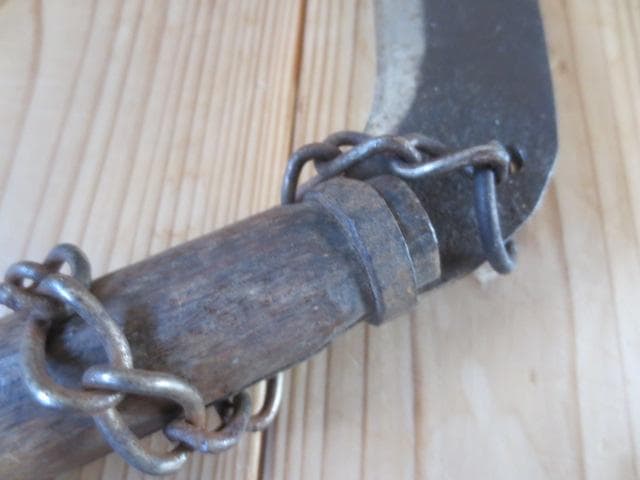 み*ん様 R7/07/22-1　鎖鎌　クサリガマ　古武道　武具　忍者　　鎖長さ約