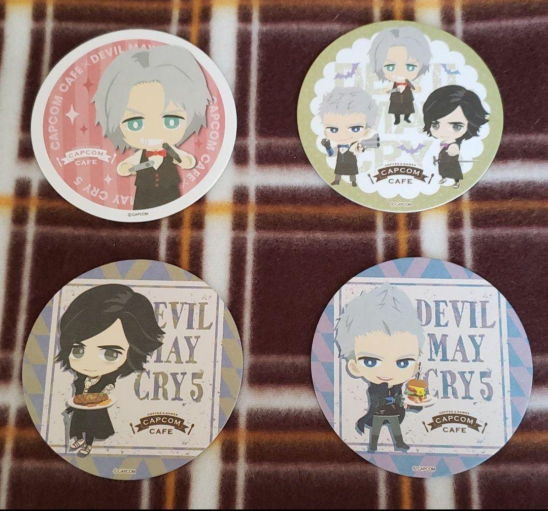デビルメイクライ 全種セット コースター 特典 カプコンカフェ 4弾