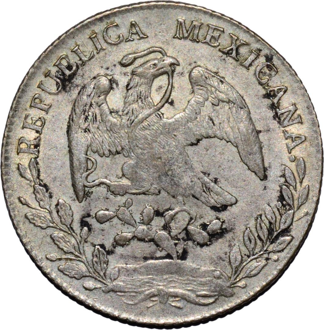 メキシコ 8レアル銀貨 1898年 時代ニセ 貿易銀 - メルカリ
