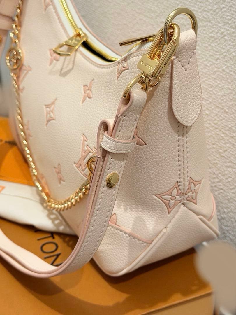 【1日限定SALE】本革 ピンクベージュ　バッグ