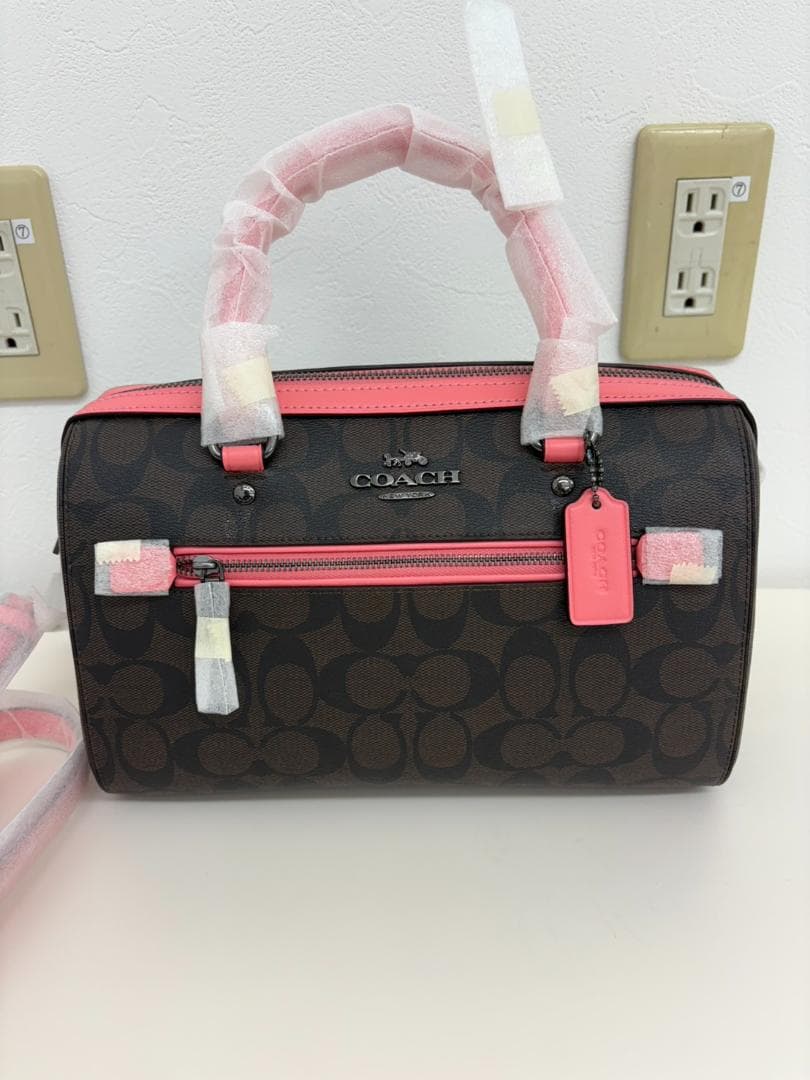 コーチ シグネチャー ハンドバッグ 2WAY ショルダーバッグ 83607 新品