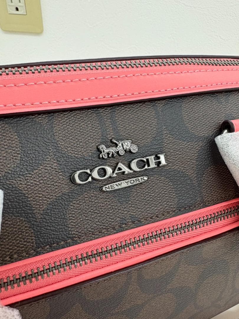 コーチ シグネチャー ハンドバッグ 2WAY ショルダーバッグ 83607 新品
