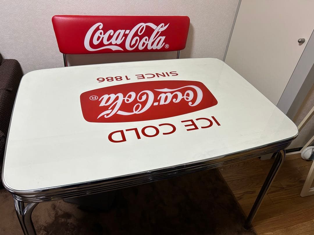 Coca-Cola ダイニングテーブル　チェアセット