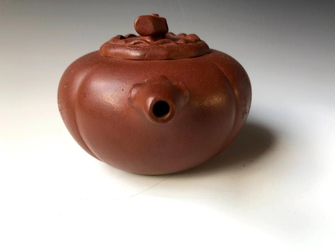 中国宜興老紫砂壷　急須煎茶 大振り早期壷 何挺初制