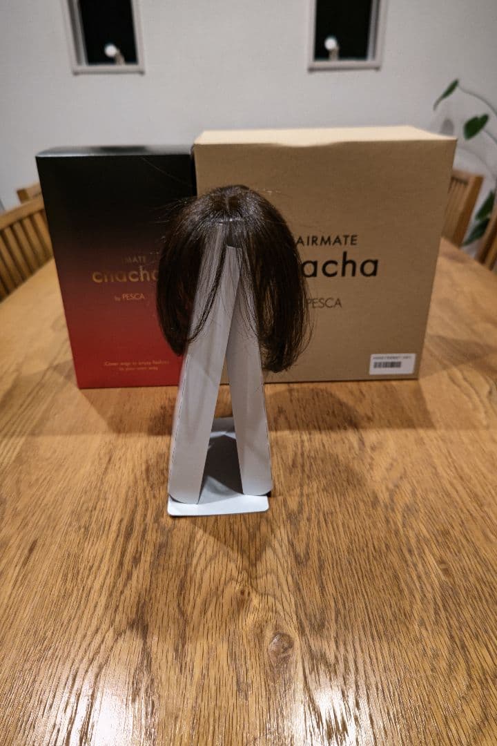 ペスカ☆ビーティーサロン発☆白髪特化型ポイントウイッグ☆チャチャ☆ショート美品