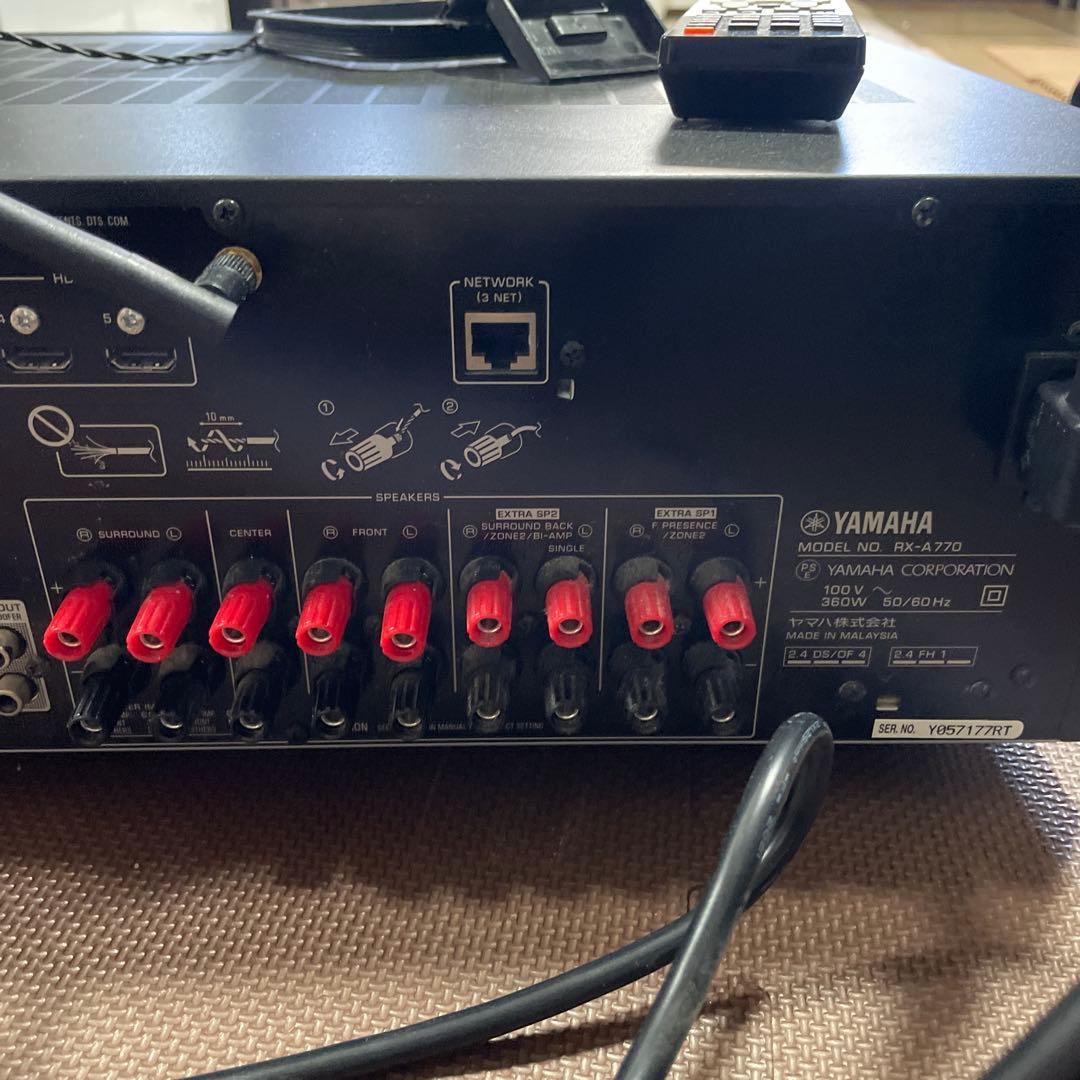YAMAHA RX-A770 AVレシーバー 7.1ch MusicCast