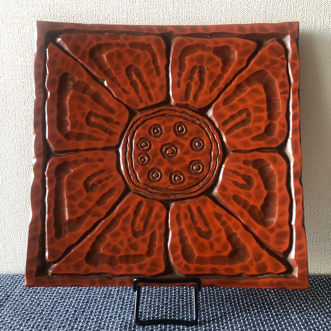 鎌倉彫 博古堂 角皿 菓子盆