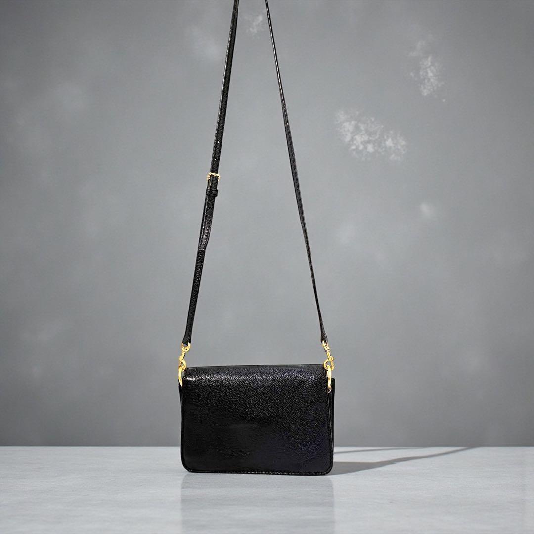 《美品》トリーバーチ ショルダーバック アクセサリーポーチ レザー ゴールド金具