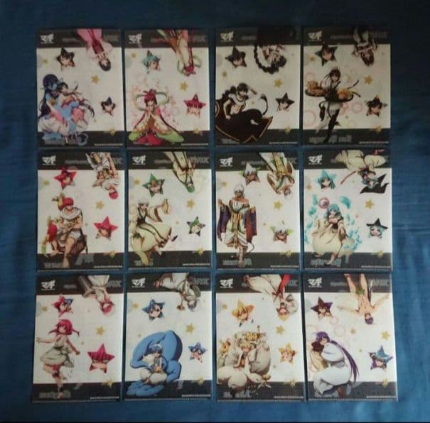 マギ 大高忍 ミニクリアファイル コンプリート アラジン アリババ