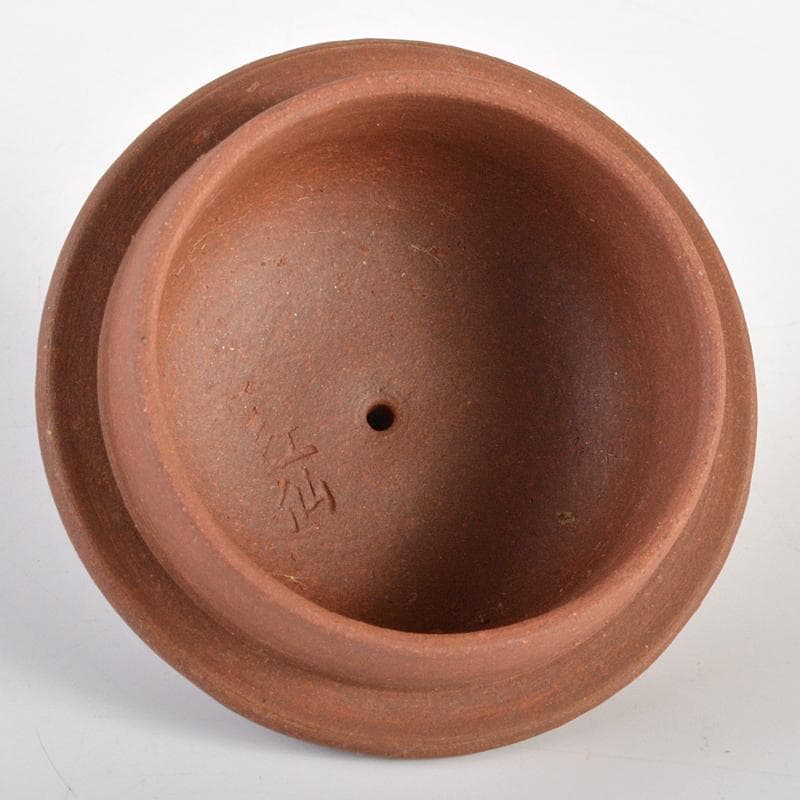 中国　中国宣興銘　紫砂　朱泥　急須　茶壷　D　R7188