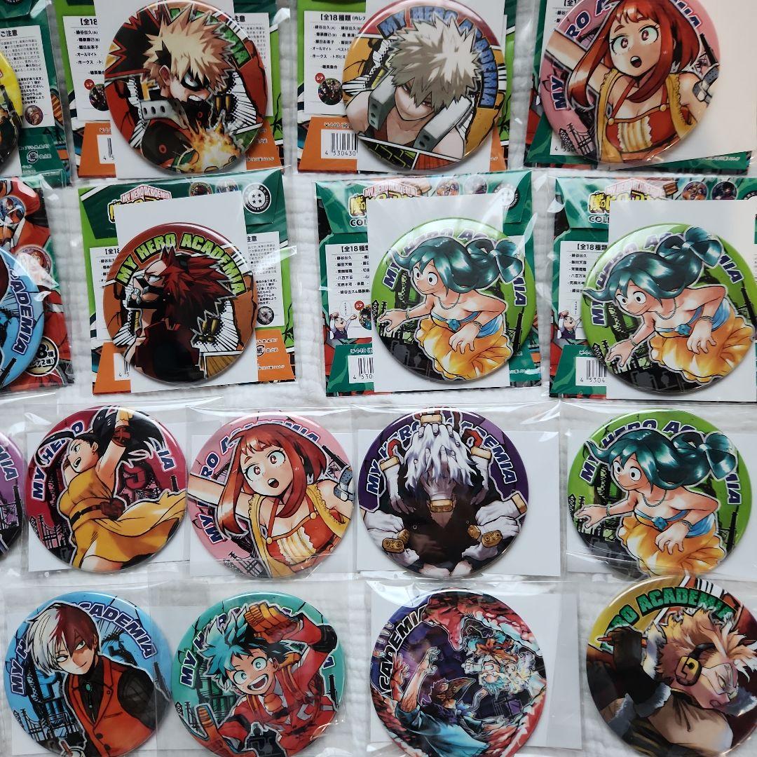ヒロアカ 原作 缶バッジ 38点セット｜ヒロアカ 十傑 轟焦凍 缶バッジ