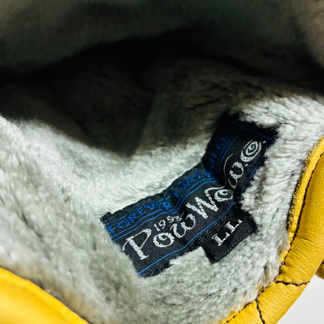 未使用】POWWOW パウワウ ロンググローブ イエロー TYPE02 LL