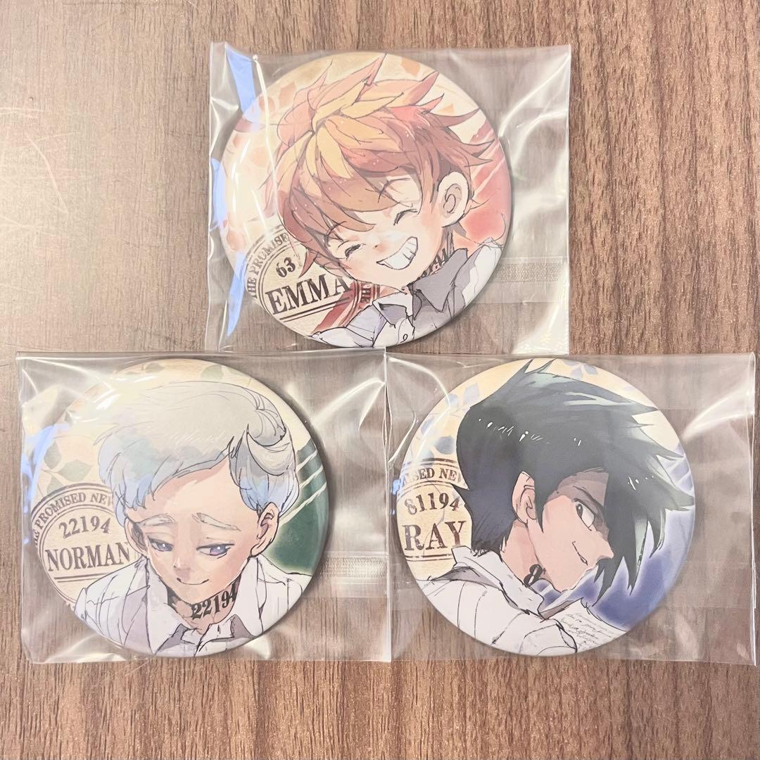 約束のネバーランド展 缶バッジ レイ エマ ノーマン - メルカリ