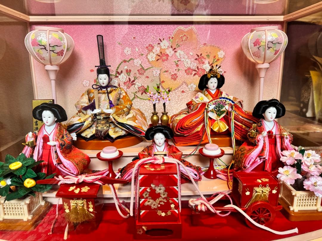 ひな人形　オルゴール付き　吉徳　田村由起子作