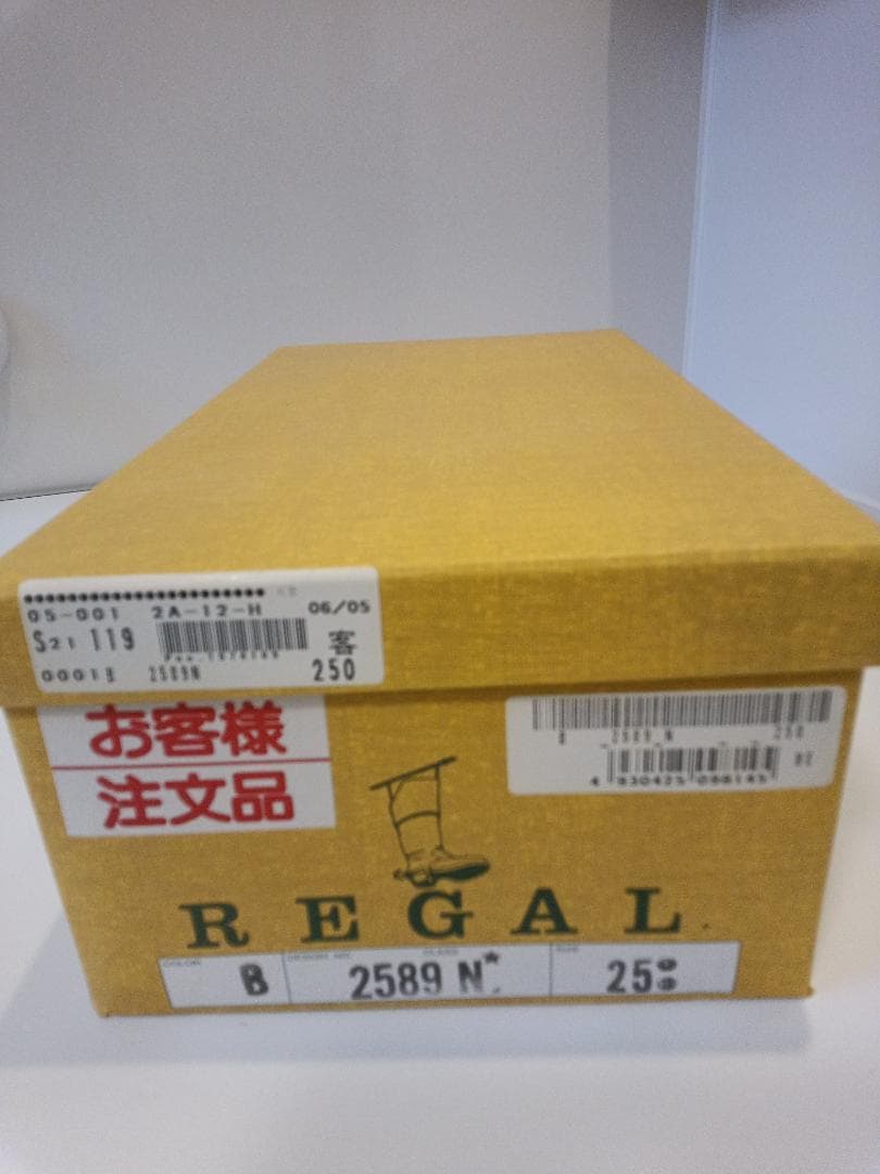 新品未使用 REGAL ウィングチップ 25cm 2589N