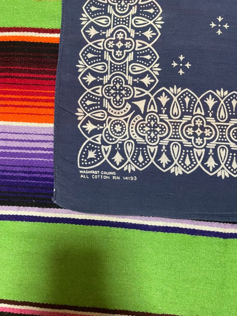 【Special】②④②60s USA製 バンダナ WAMCRAFT アイアン