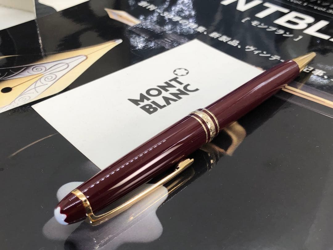 85.モンブランマイスターシュテュック161ルグラン希少なボルドー色極美品