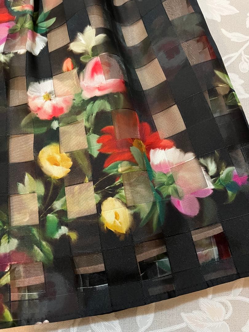 エムズグレイシー未使用カタログ掲載同柄スカート40