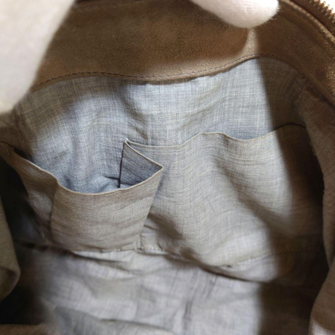 D*E様 ブルネロクチネリ スウェード トートバッグ 希少品 ベージュ A4収納