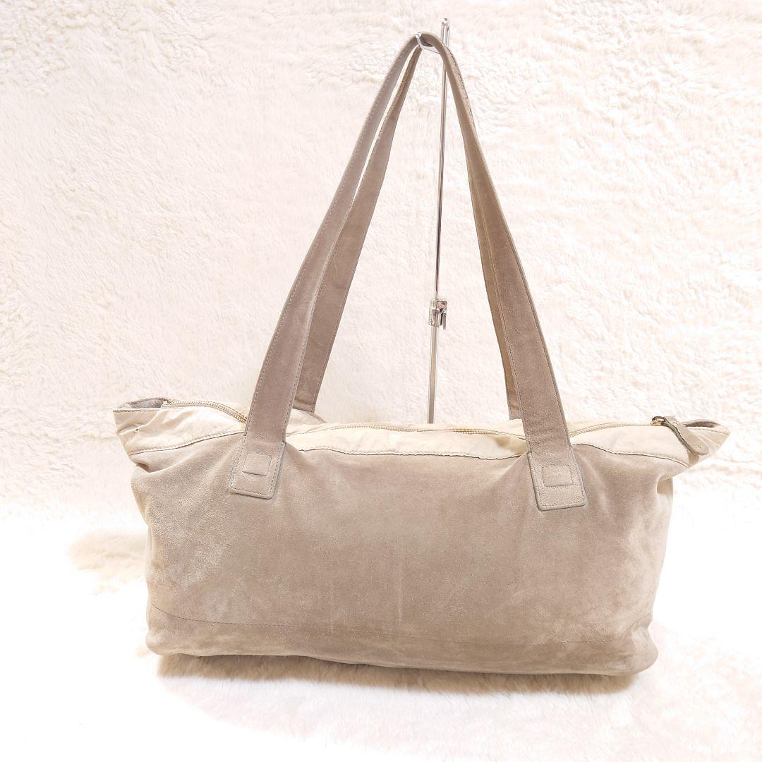 D*E様 ブルネロクチネリ スウェード トートバッグ 希少品 ベージュ A4収納