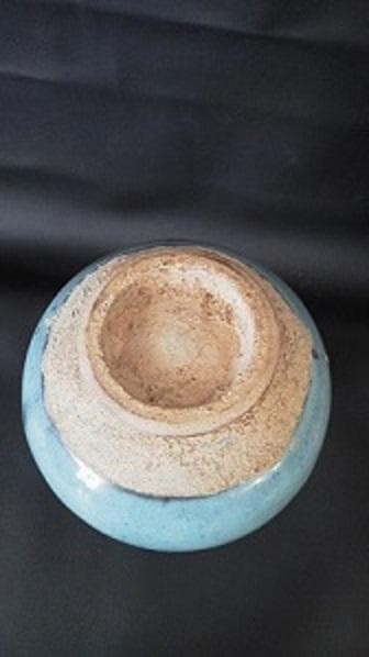 中国古美術/鈞窯天藍釉紫斑百合口玉壺/