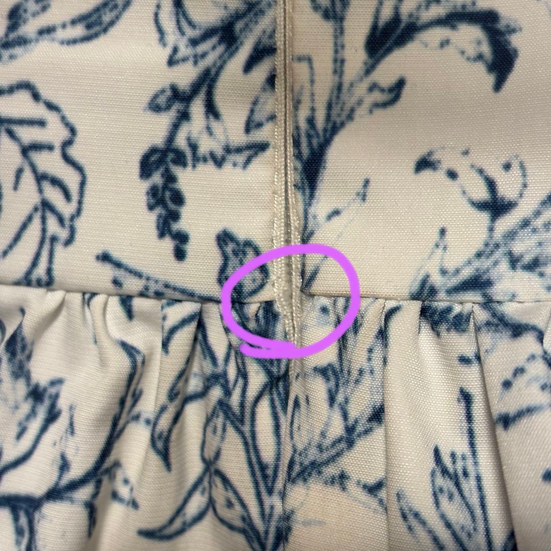 ローブドフルール DEA. 花柄 ホルターネック ドレス ワンピース M