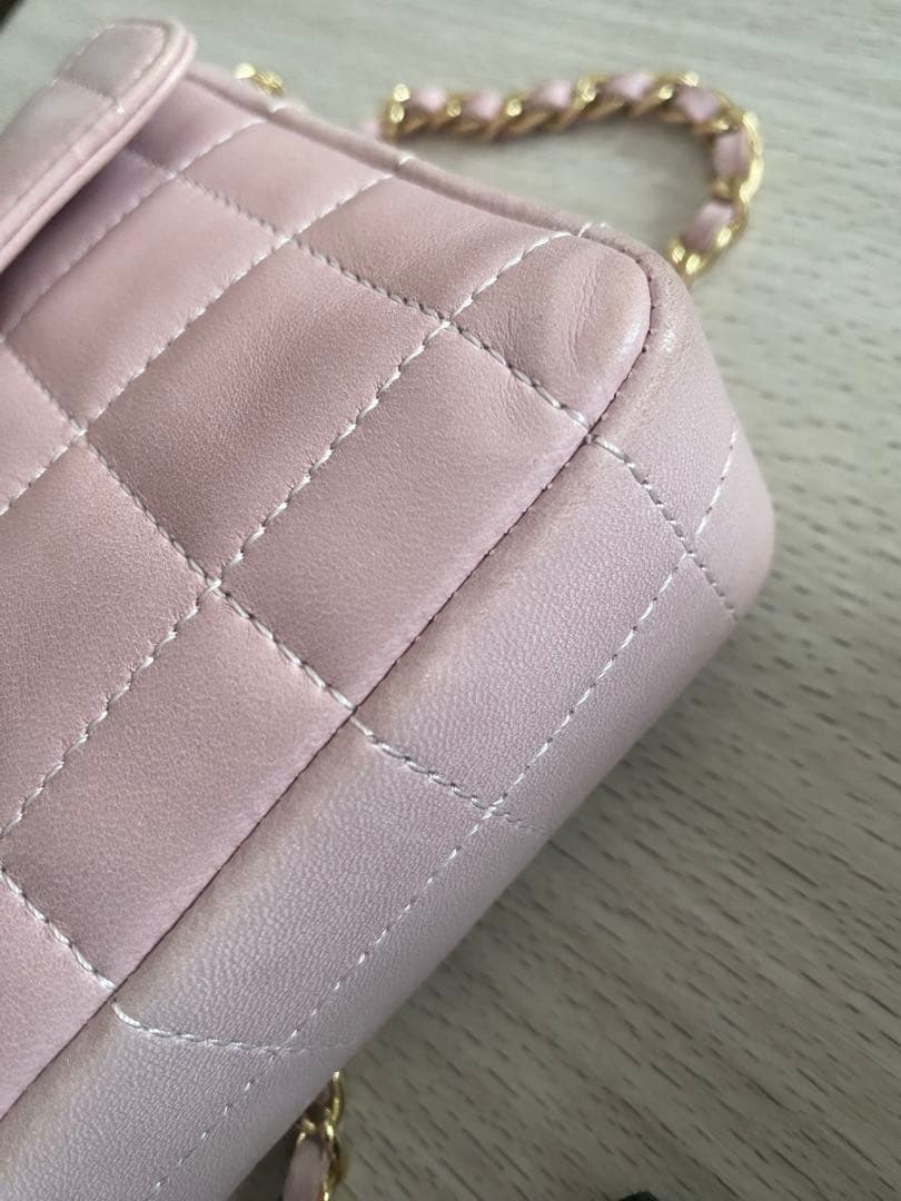 LA購入　CHANEL チョコバー　かわいいカジュアル　チェーンバッグ