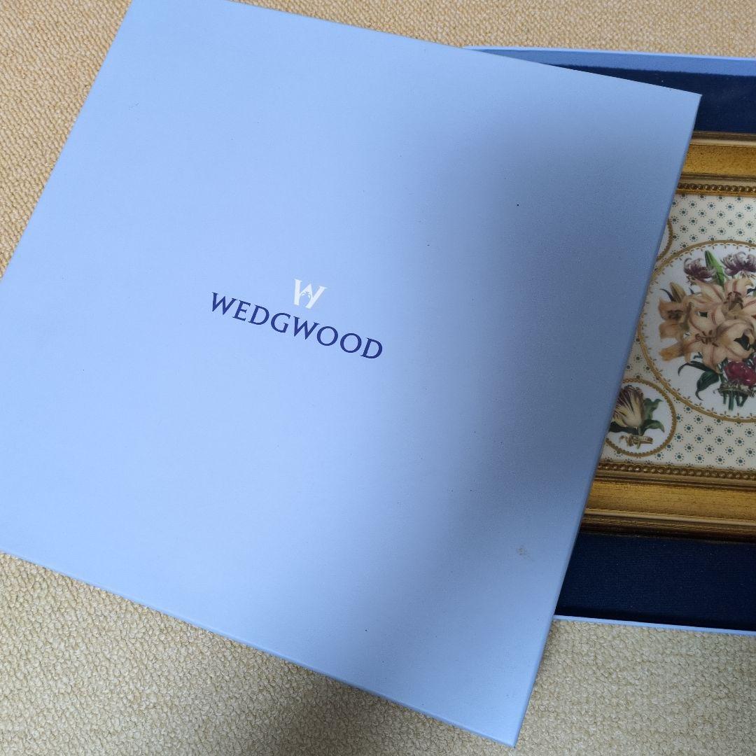 ウェッジウッド「フラワーブーケ」 陶板 額装