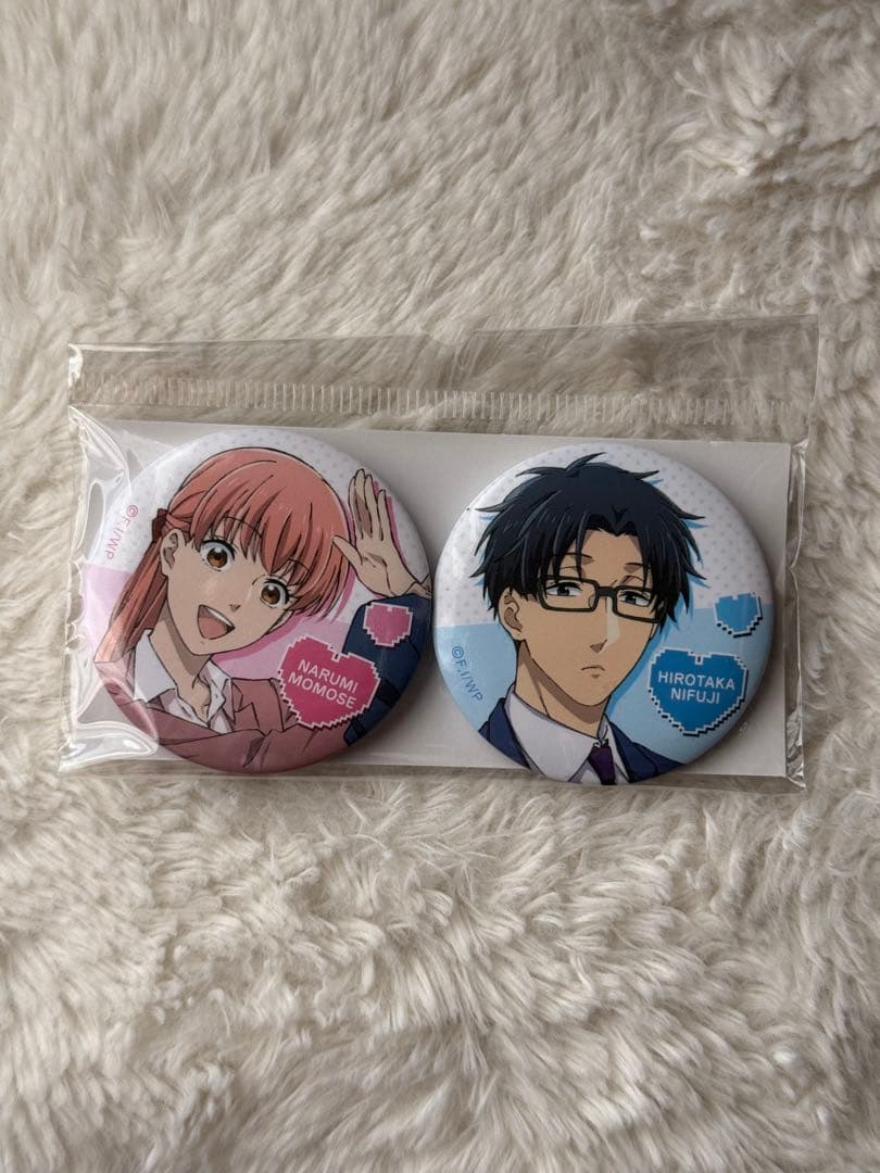 ヲタクに恋は難しい ヲタ恋 缶バッジセット 桃瀬成海&二藤宏嵩 - メルカリ