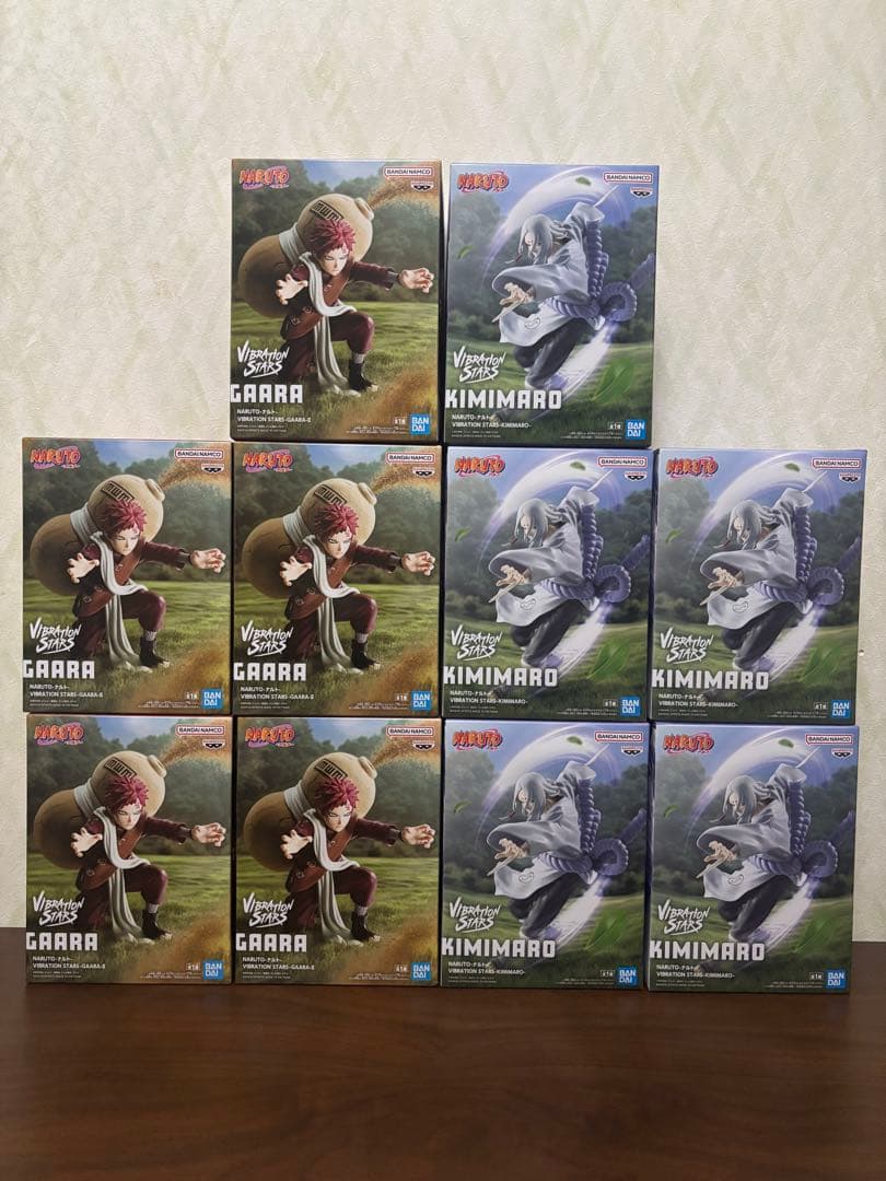 ナルト フィギュア 10体 我愛羅＆君麻呂VIBRATION STARS - メルカリ
