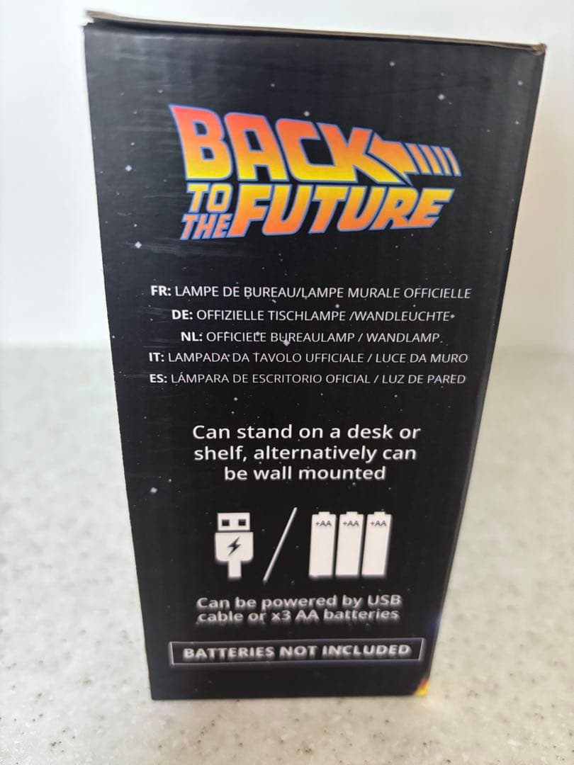 新品未使用　バックトゥザフューチャー タイムサーキット ライトボックス