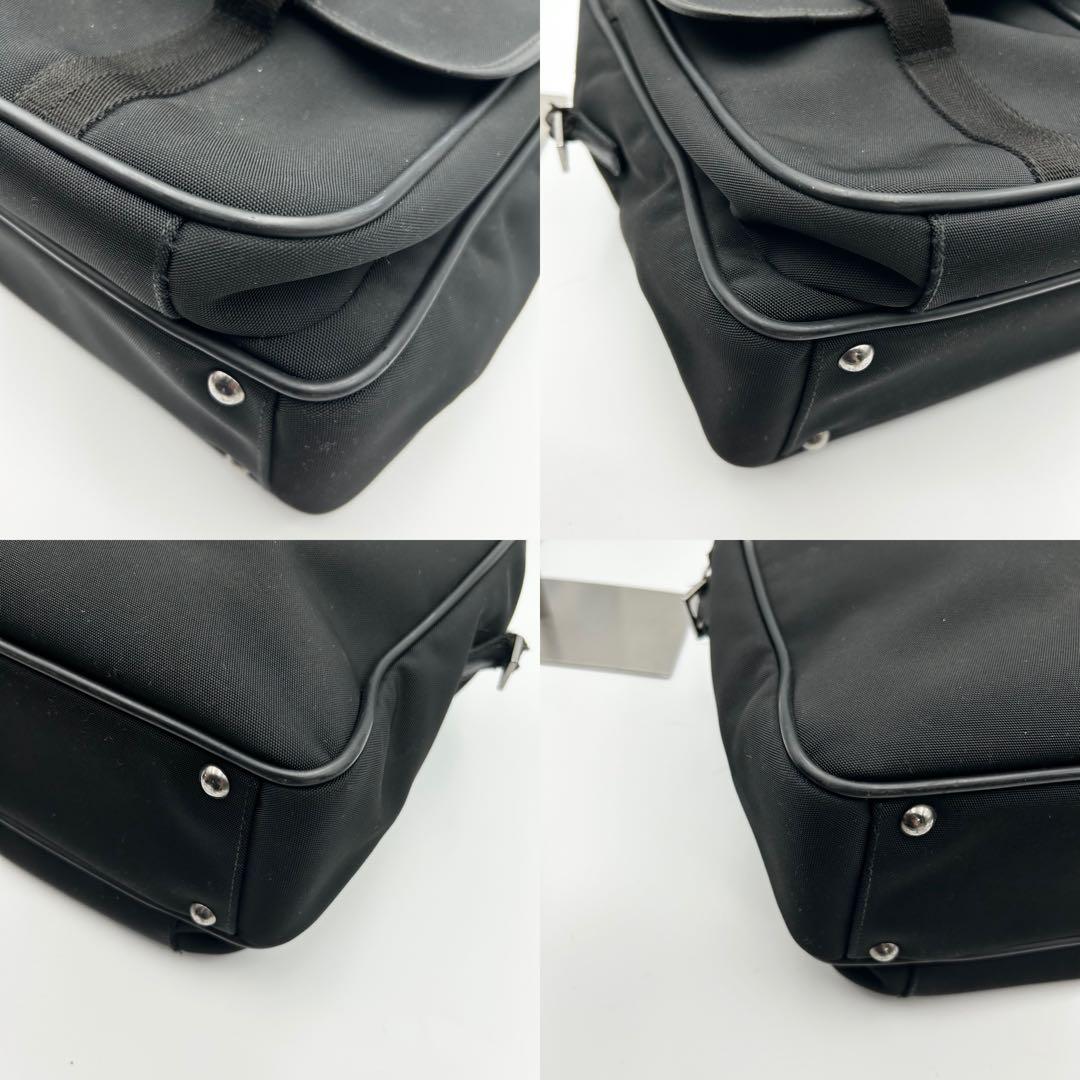 グッチ GUCCI ビジネスバッグ 2way ブラック レザー 大容量 A4収納