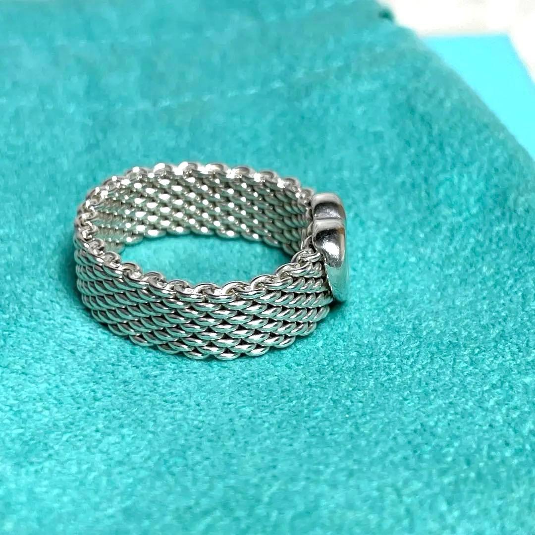 ティファニー　サマセットハートリング　12号　箱、巾着袋セット