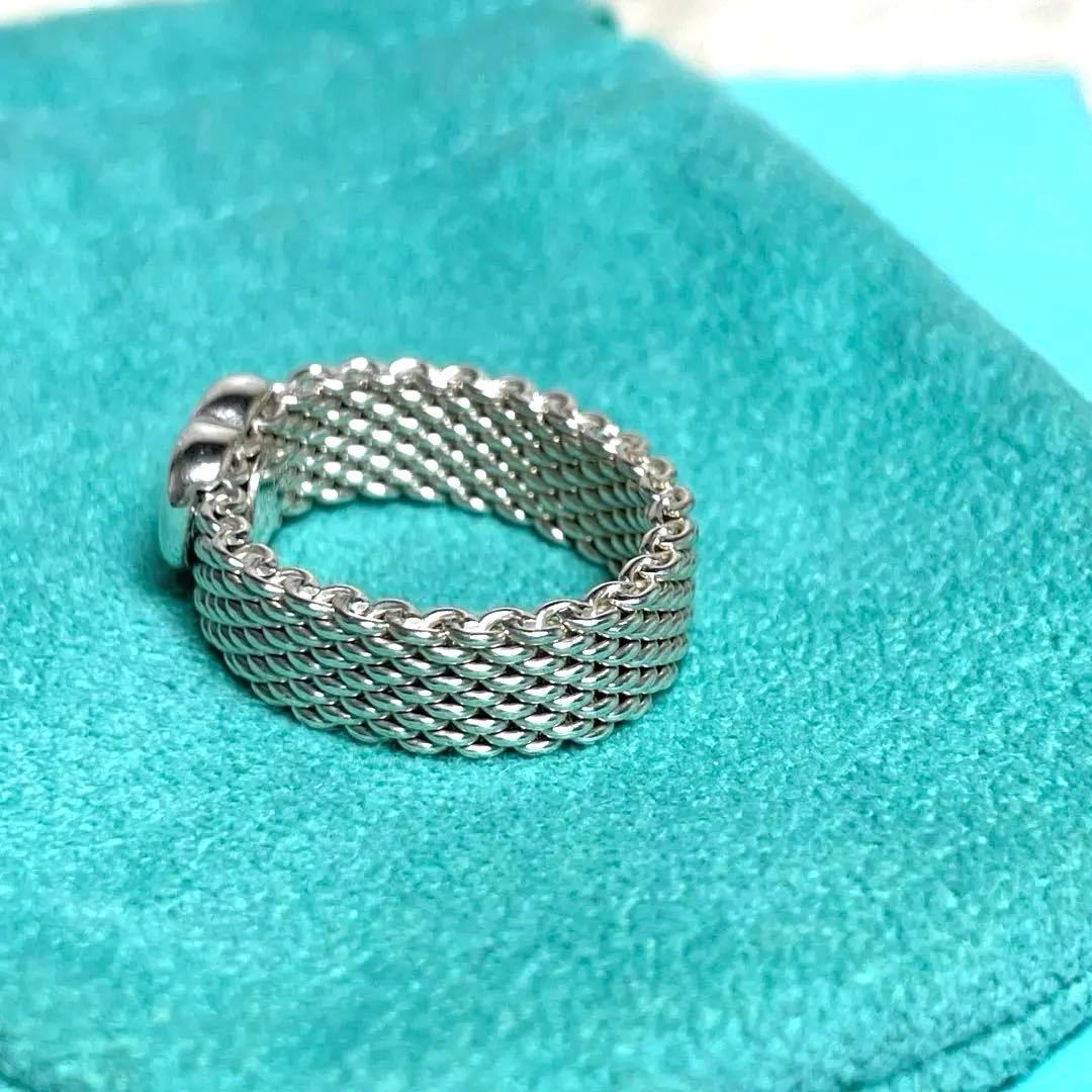 ティファニー　サマセットハートリング　12号　箱、巾着袋セット