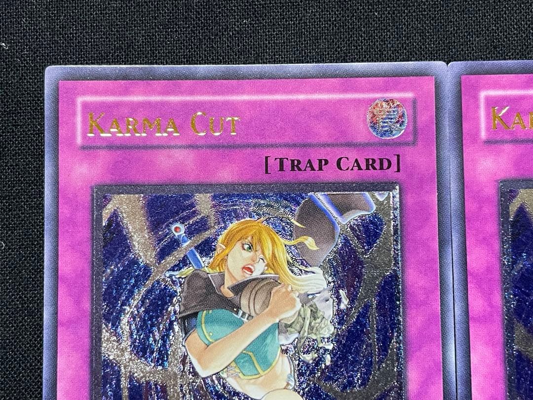 遊戯王 旧アジア　因果切断　リレーフ　アルティメットレア　3枚セット