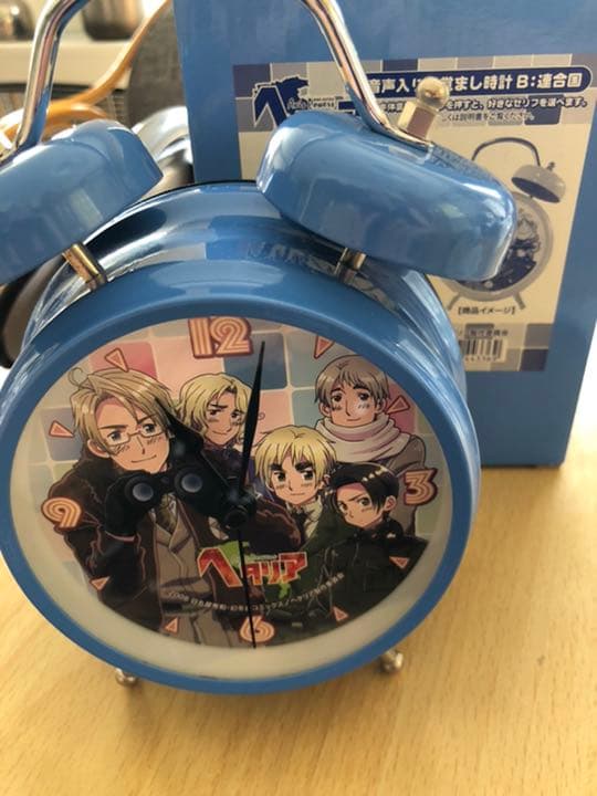 ヘタリア連合キャラクター音声付き目覚まし時計