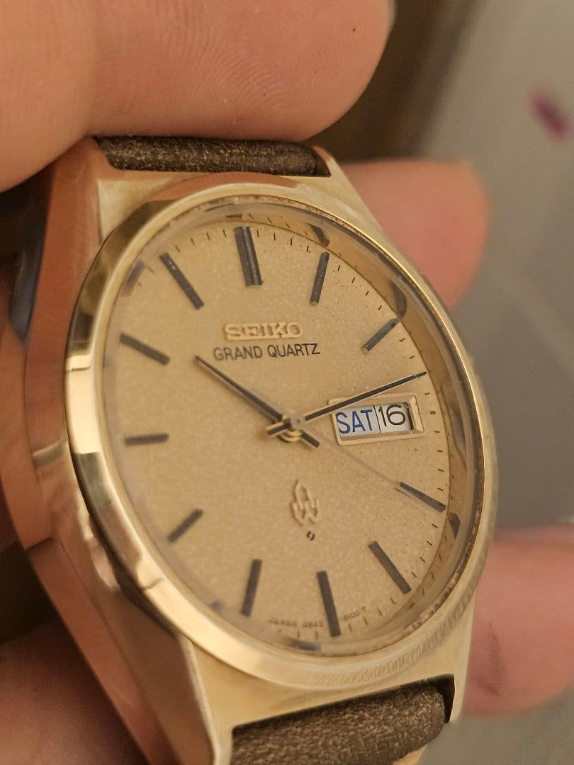 SEIKOセイコー　腕時計　グランドクオーツ　4843-8110　[稼動]