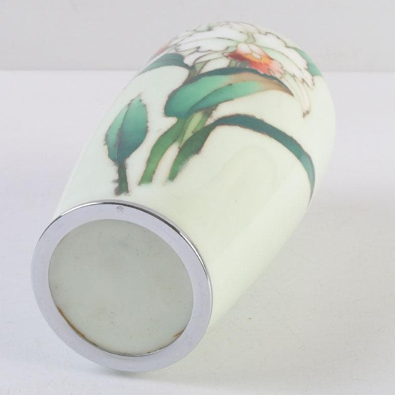 七宝焼 安藤七宝店 花文瓶 花瓶 V 9534