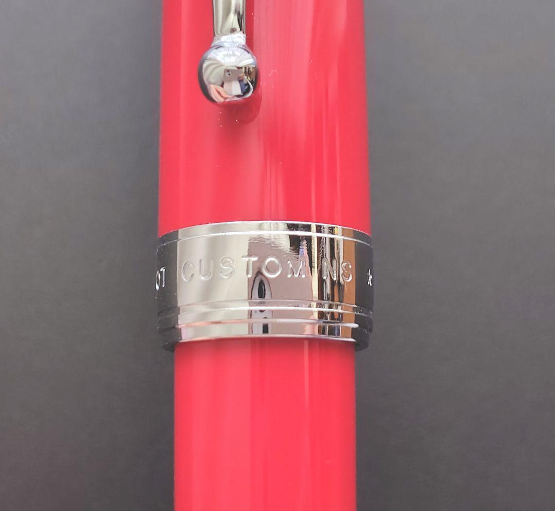 廃番色】PILOT CUSTOM NS 万年筆 F レッド