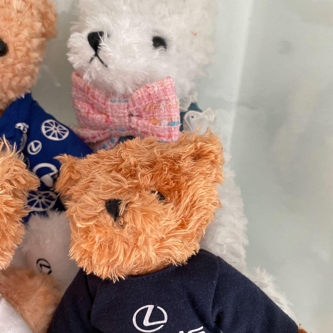6匹set！【非売品】LEXUS レクサス クマ ぬいぐるみ