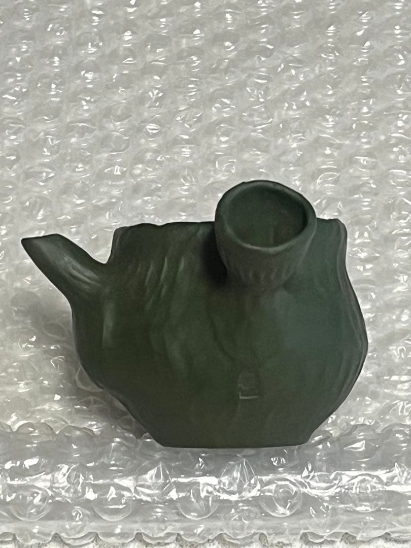 急須 緑泥 萬古焼 春山 - 工芸品本物