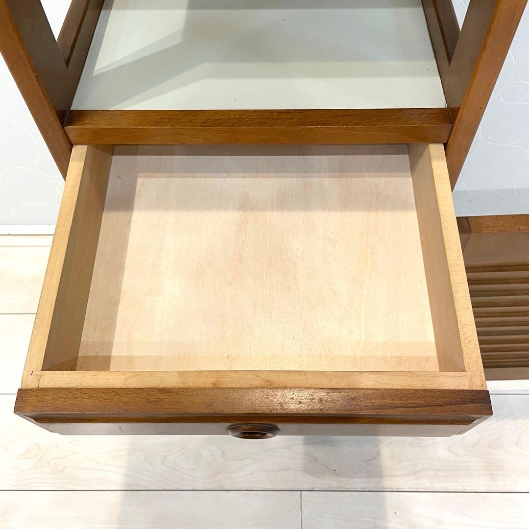 Karimoku】カリモク サイドキャビネット 電話台 花台 飾り台 収納家具